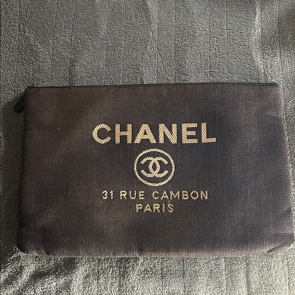 Chanel Denim Pouch